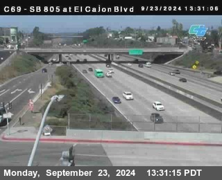 SB 805 at El Cajon Blvd (On Ramp)