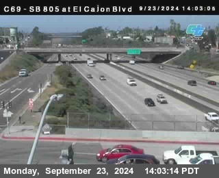 SB 805 at El Cajon Blvd (On Ramp)