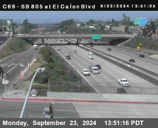 SB 805 at El Cajon Blvd (On Ramp)