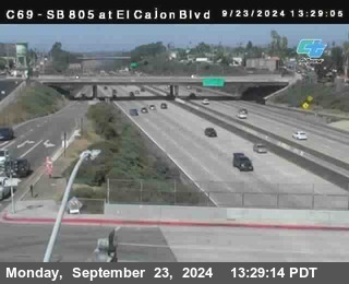 SB 805 at El Cajon Blvd (On Ramp)