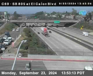 SB 805 at El Cajon Blvd (On Ramp)