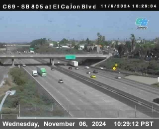 SB 805 at El Cajon Blvd (On Ramp)