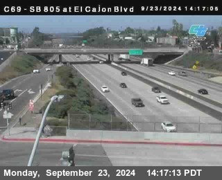 SB 805 at El Cajon Blvd (On Ramp)