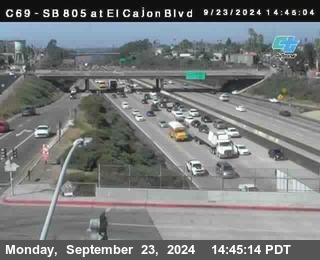 SB 805 at El Cajon Blvd (On Ramp)