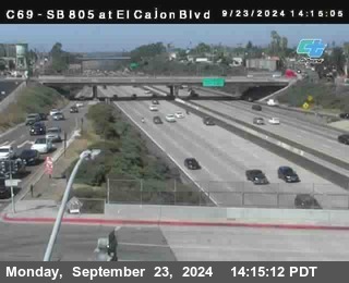 SB 805 at El Cajon Blvd (On Ramp)