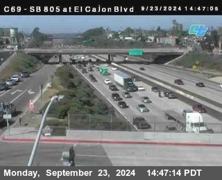 SB 805 at El Cajon Blvd (On Ramp)