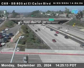 SB 805 at El Cajon Blvd (On Ramp)