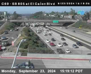 SB 805 at El Cajon Blvd (On Ramp)