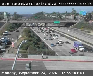 SB 805 at El Cajon Blvd (On Ramp)