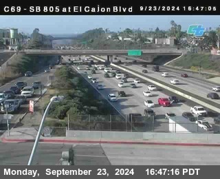 SB 805 at El Cajon Blvd (On Ramp)