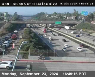 SB 805 at El Cajon Blvd (On Ramp)