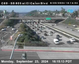 SB 805 at El Cajon Blvd (On Ramp)