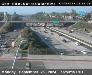 SB 805 at El Cajon Blvd (On Ramp)