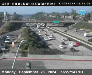 SB 805 at El Cajon Blvd (On Ramp)