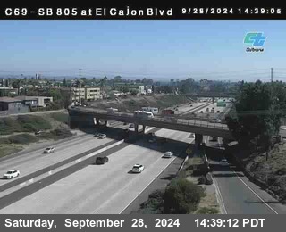 SB 805 at El Cajon Blvd (On Ramp)