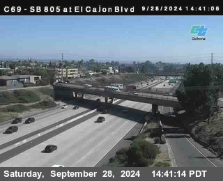 SB 805 at El Cajon Blvd (On Ramp)