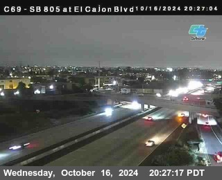 SB 805 at El Cajon Blvd (On Ramp)