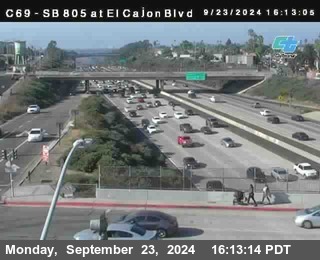 SB 805 at El Cajon Blvd (On Ramp)