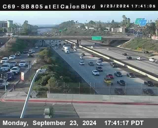 SB 805 at El Cajon Blvd (On Ramp)