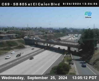 SB 805 at El Cajon Blvd (On Ramp)