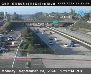 SB 805 at El Cajon Blvd (On Ramp)