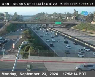 SB 805 at El Cajon Blvd (On Ramp)