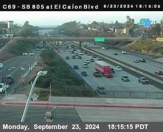 SB 805 at El Cajon Blvd (On Ramp)