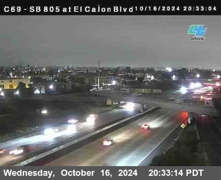 SB 805 at El Cajon Blvd (On Ramp)