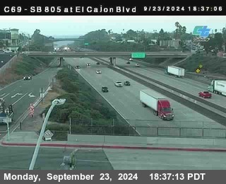 SB 805 at El Cajon Blvd (On Ramp)