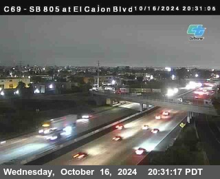 SB 805 at El Cajon Blvd (On Ramp)