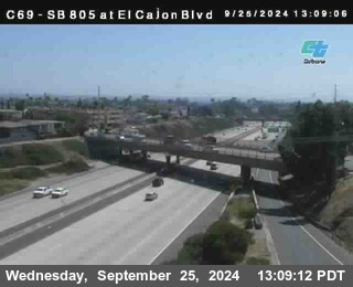 SB 805 at El Cajon Blvd (On Ramp)