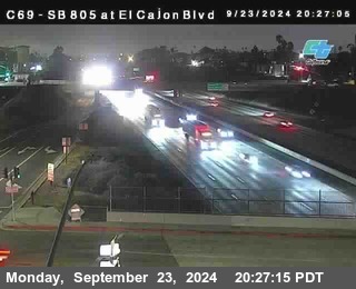 SB 805 at El Cajon Blvd (On Ramp)