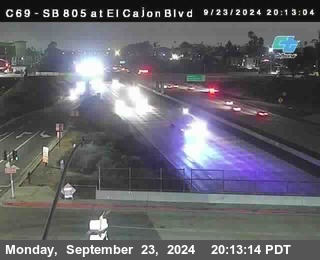 SB 805 at El Cajon Blvd (On Ramp)