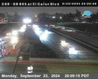 SB 805 at El Cajon Blvd (On Ramp)