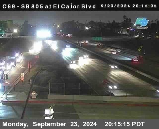 SB 805 at El Cajon Blvd (On Ramp)