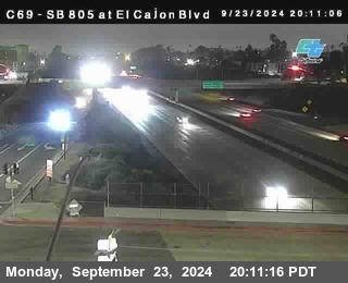 SB 805 at El Cajon Blvd (On Ramp)