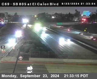 SB 805 at El Cajon Blvd (On Ramp)