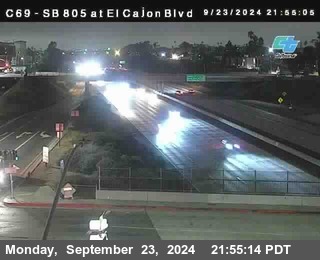 SB 805 at El Cajon Blvd (On Ramp)