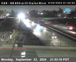 SB 805 at El Cajon Blvd (On Ramp)