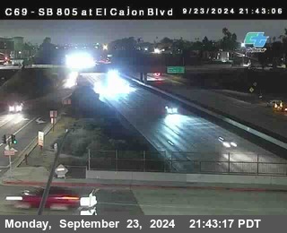 SB 805 at El Cajon Blvd (On Ramp)