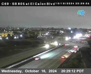 SB 805 at El Cajon Blvd (On Ramp)