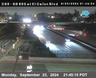 SB 805 at El Cajon Blvd (On Ramp)