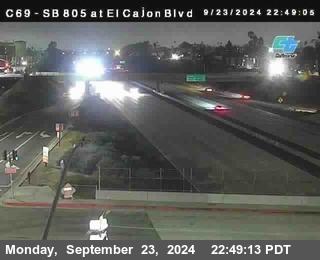 SB 805 at El Cajon Blvd (On Ramp)