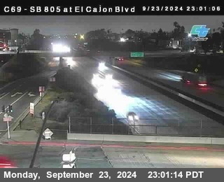 SB 805 at El Cajon Blvd (On Ramp)