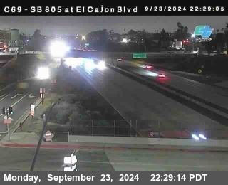 SB 805 at El Cajon Blvd (On Ramp)