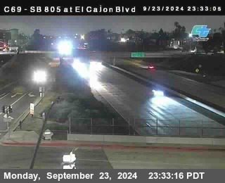 SB 805 at El Cajon Blvd (On Ramp)