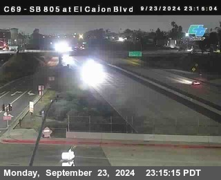 SB 805 at El Cajon Blvd (On Ramp)