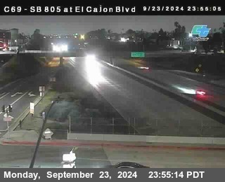 SB 805 at El Cajon Blvd (On Ramp)