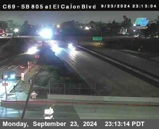 SB 805 at El Cajon Blvd (On Ramp)