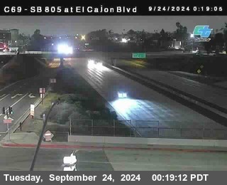 SB 805 at El Cajon Blvd (On Ramp)